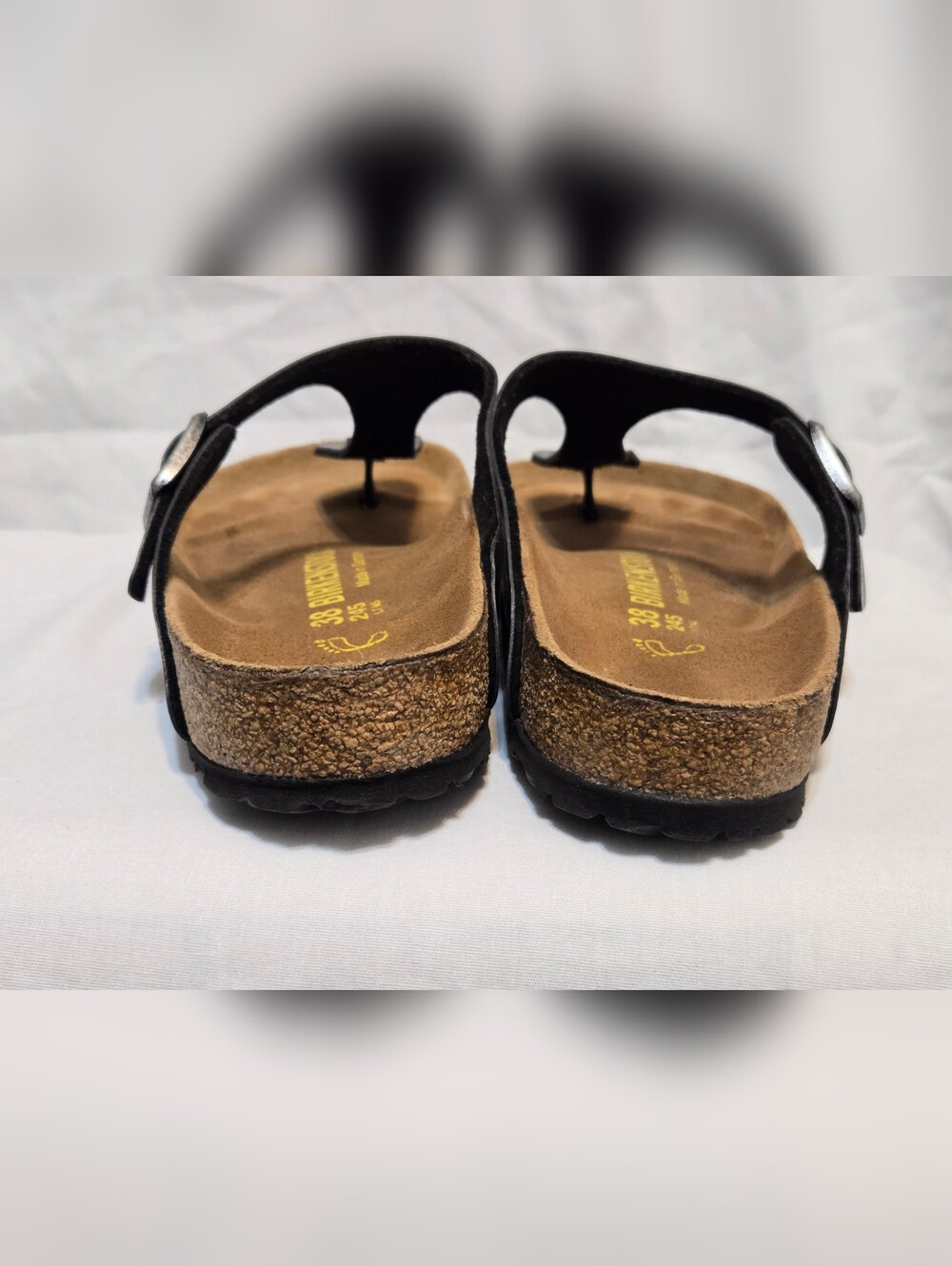 Birkenstock Gizeh Womens Graceful Licorice Sandals Sz 38 245 US 7-7.5 - Picture 6 of 12